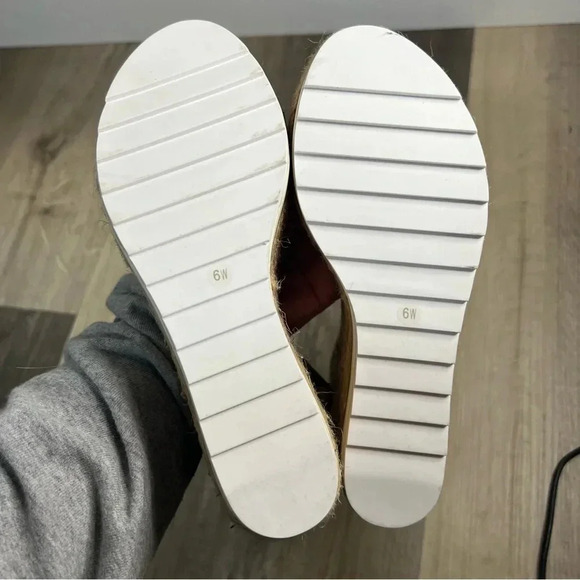 NWOT Marc Fisher Zako Suede Espadrille 6W - Picture 2 of 8